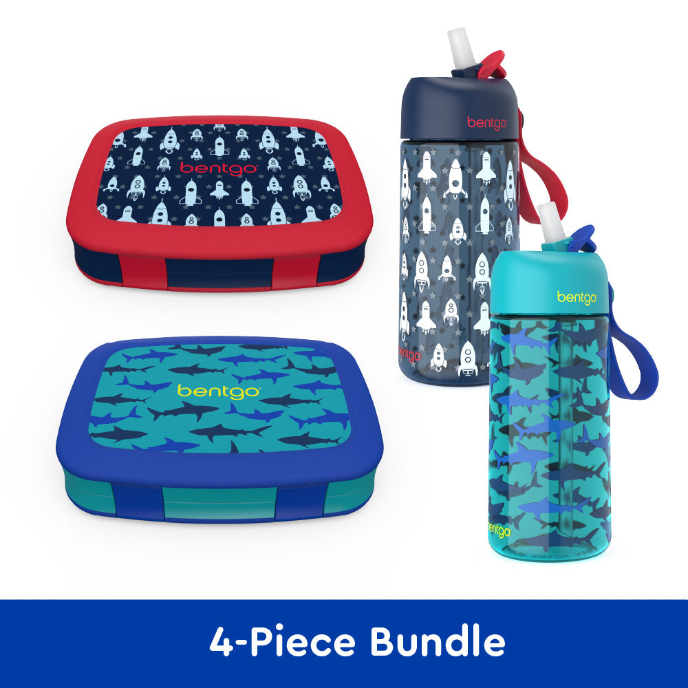 bentgo-kids-prints-lunch-boxes-and-water-bottles-g1 bentgo-lunch-box-bottle-bundle-rocket-shark-1.jpg